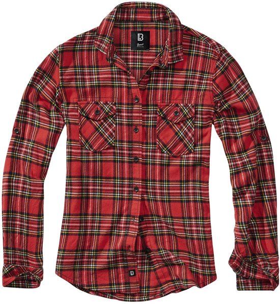 Brandit Amy Tartan Flanell Checkshirt Dames Flanellen overhemd - XXL