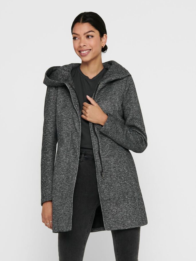 ONLY ONLSEDONA LIGHT COAT OTW NOOS Women's Coat - Size XL - Grey