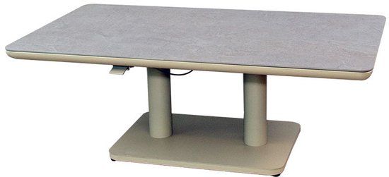 Oosterik Home Sedalia lounge tafel sunny creme B 140 x D 80 x H 51 - 72 cm