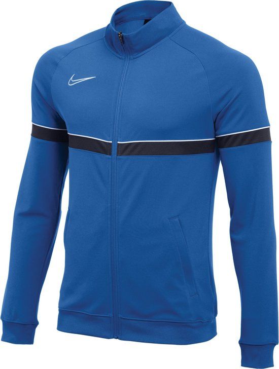 Nike Dri-FIT Academy - Men's Football Jacket - Blue/White/Dark Green - Size XL