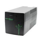 Master Power USV, ononderbroken voeding, USV 1300 VA, constante uitgangsspanning 720 W, 4 Schuko-stopcontacten