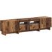 Prolenta Maison Exclusive Meuble TV LED exclusif - Ensemble de 3 pièces en bois de récupération et en panneaux de particules
