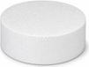 Bellatio Design Piepschuim vormen - cirkel - 1x - D12,5 x 4 cm - styropor hobby / DIY vorm - basis knutselfiguren