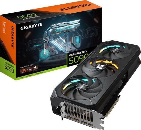 GIGABYTE NVIDIA GeForce RTX 5090 GAMING OC 32G - Videokaart - 32GB GDDR7 - PCIe 5.0
