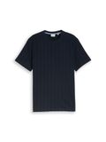 Tom Tailor T-shirt van katoen - Maat M - sky captain blue