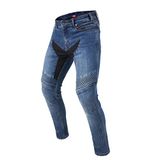 REBELHORN Eagle III SAS-TEC Motorjeans voor heren, voering van aramidevezel, knie- en heupbeschermers, slim fit