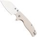 QSP Knife Chefmaster 163-B1, Satin 14C28N, Ivory White G10, couteau de chef, Keanu Alfaro design