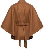 &Co Woman Jack met ceintuur - 100% Katoen - Lange mouw - Effen - Vrouwen - Casual - Bruin