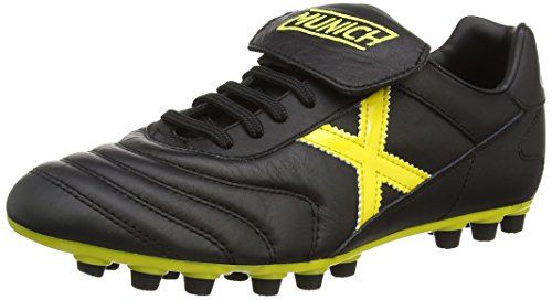 Munich Heren Mundial Boots - Zwart/Geel, Maat 9