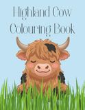 Highland Cow - Easy Colouring Book
