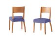 Martina Home Stoelhoes, paars, verpakking van 6 stuks