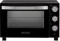 Becken Elektrische tafeloven, capaciteit 46 l, 1800 W, timer 60 minuten, zwart