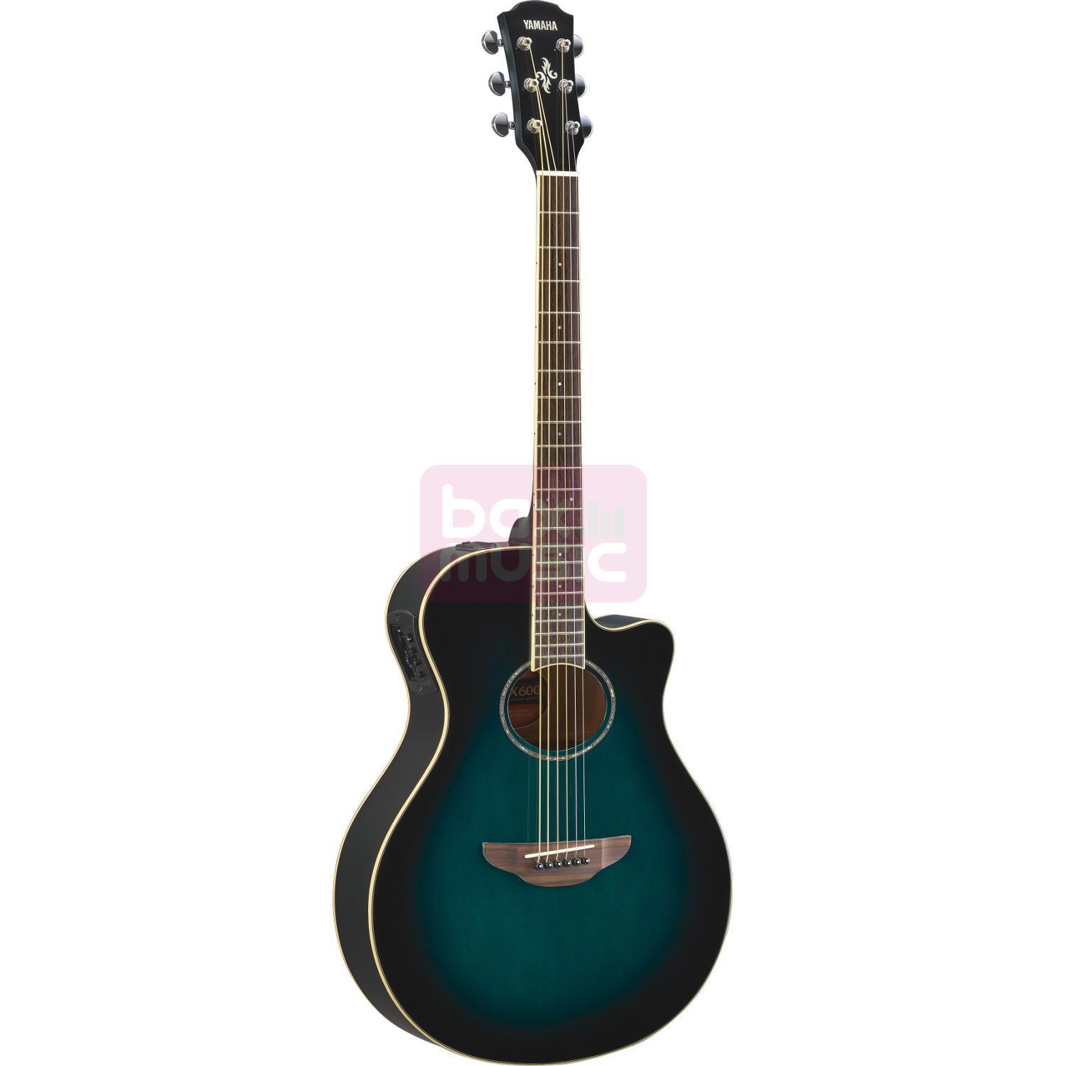 Yamaha APX 600 Oriental Blue Burst elektrisch akoestische gitaar