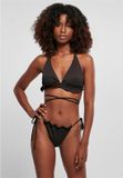Urban Classics Rib Babylock Triangle Bikini set - Zwart - XS