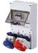 Gewiss - Frame Combibloc ASD - wandmontage - 1 stopcontact 2P+T 16A + 1 bus 3P+N+T 16A - IP55