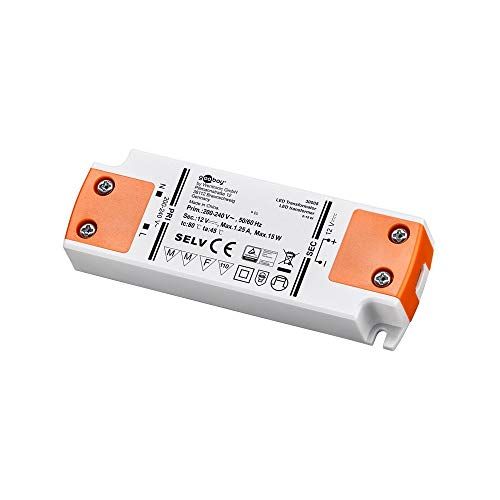 Goobay 30005 transformator - 230V naar 12V voor LED lampen - 0,5 tot 15W
