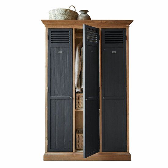 LOBERON Kast Hillcroft bruin/zwart