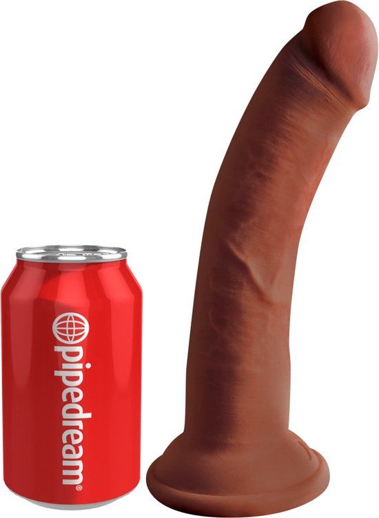 Pipedream King Cock Triple Density Dildo met Balzak - 16,5 cm - Beige