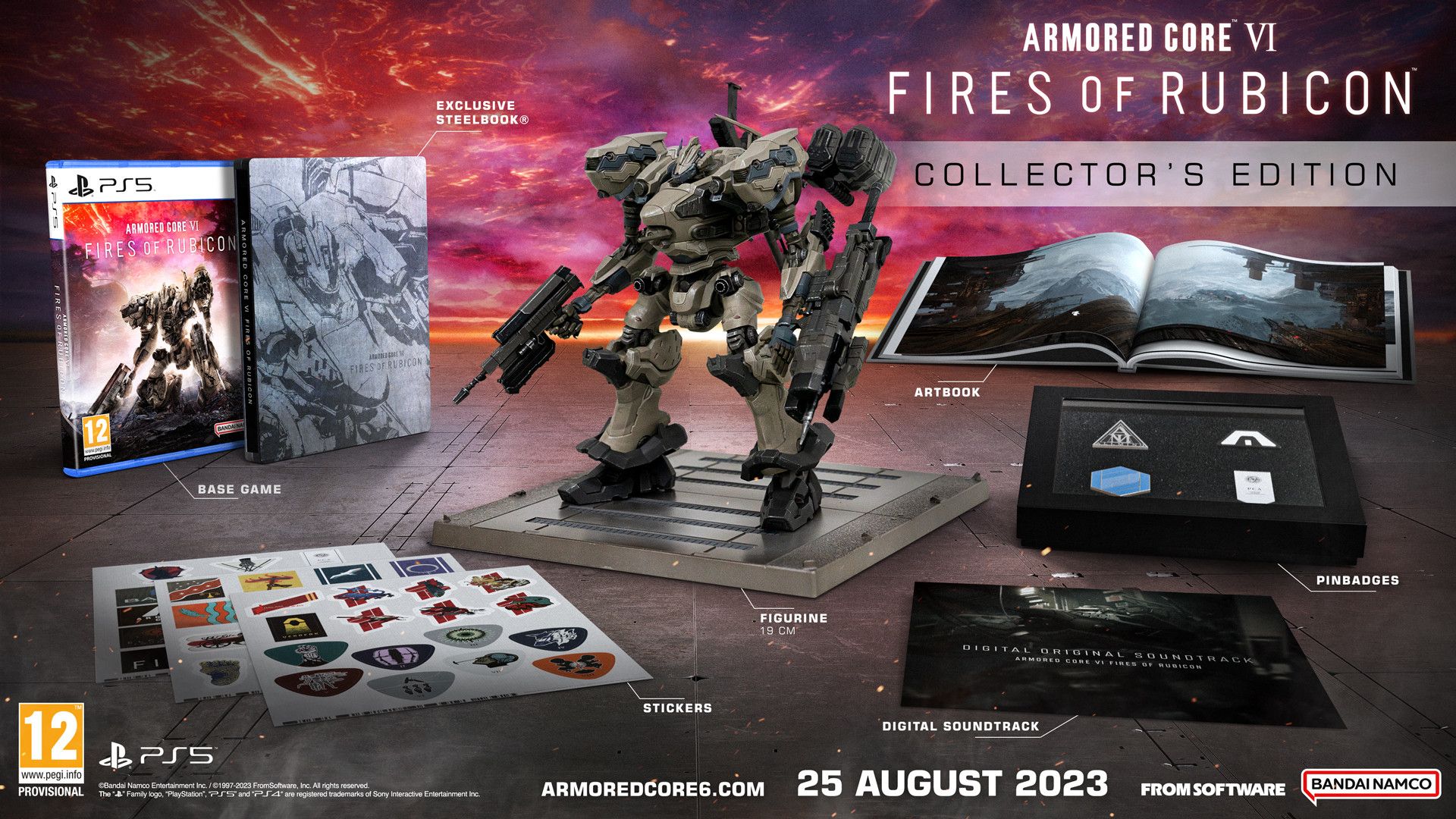 Namco Bandai Armored Core 6 Fires of Rubicon Collector's Edition