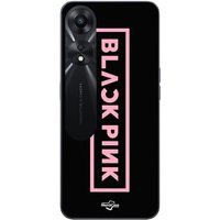 Blackpink Etui Oppo A78 5G Blackpink VIP Tickets Blackpink logo Voorkant zwart Maniacase
