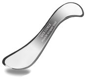 Merkloos Gua sha RVS 304 S-vorm Massagetool