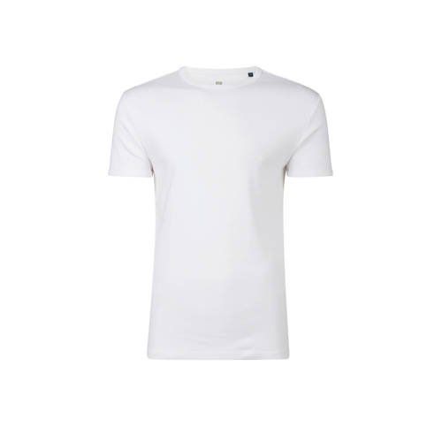 WE Fashion Fundamental slim t-shirt wit - 8719508140577