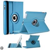 SMH Royal - iPad 2 / 3 / 4 Case 360 Graden Draaibare beschermhoes Cover - Licht Blauw