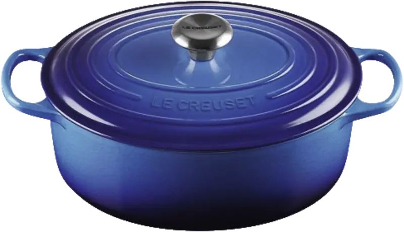 Le Creuset Braadpan Signature - Ovaal - Azure - ø 27 cm / 4.1 liter