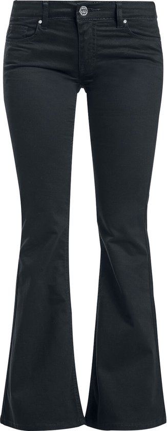 Black Premium by EMP Zwarte jeans met flare - Dames - W28L32