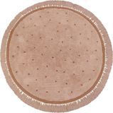 Tapis Petit Juul Dot Pink Vloerkleed - 130 x 130 cm - Roze