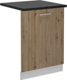 Vicco R-Line Vaatwasserfrontpaneel – 60 cm, WB Antraciet Artisanaal eiken