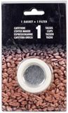 Karl Krüger 512S 1 filter en 3 dichtrv. v. espressok 1 T, siliconen, wit