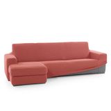 FAVERTI Overtrek voor chaise longue, kort hoekdeel links (voorkant) | Model Novel-model | Bekleding voor chaise longue, zeer verstelbaar, koraalrood | kwaliteitsbescherming van jacquard-stof met