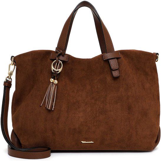 Tamaris Mareike Cityshopper handtas schoudertas Cognac bruine