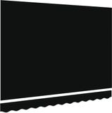 vidaXL Vervangend zonneschermdoek voor 3x2,5 m zwart polyester