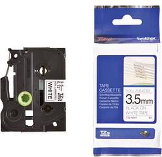 Brother TZeN201 Label Tape - 3.5mm Clear