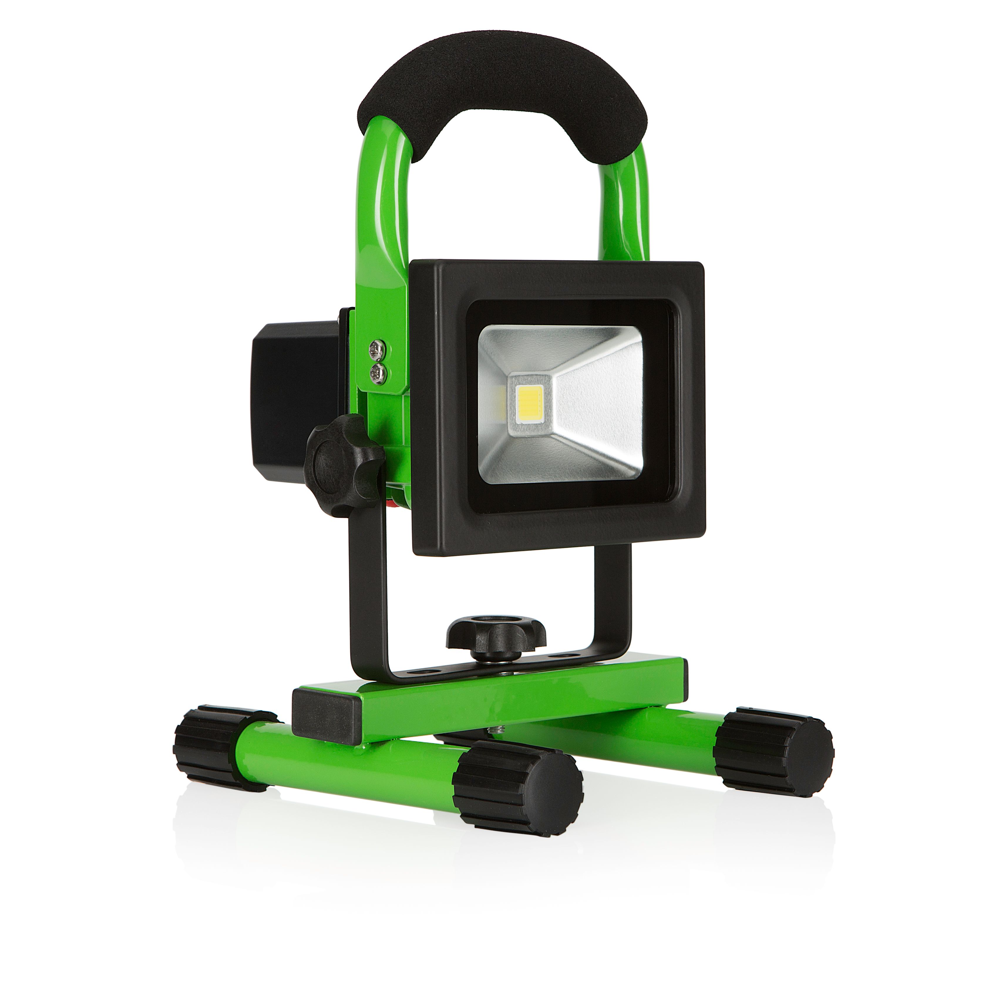 Smartwares CLBR2-A10G - LED bouwlamp - oplaadbaar - zwart/groen