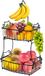 Fruitmand afneembaar - Noir - Métal - 1 pièce