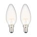 Xanlite - PACK2RFV806FOCW - LED-lamp E14 fitting 806lm neutraal wit - klassiek - klasse A++ - temperatuur 4000K - laag verbruik - eenvoudige installatie