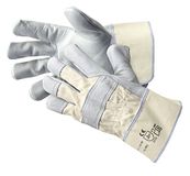 Jah Gevoerd Handschoenen met Volnerf Leer met Manchet