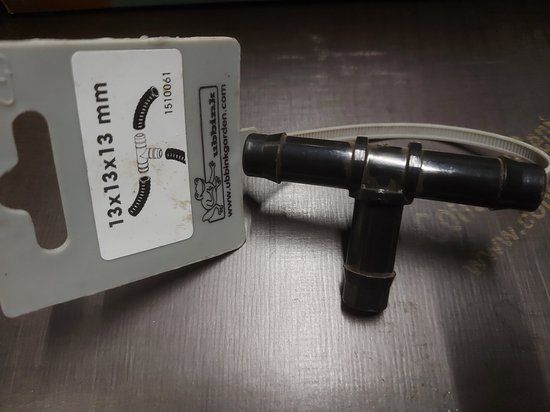 Ubbink T-stuk 13 x 13 x 13 mm