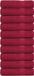 vidaXL - Douchehanddoeken - FROGN - 10 stuks - 70x140 cm - 360 g/m² - Bordeauxrood