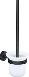 tesa® Moon Black Hangende Toiletborstelhouder