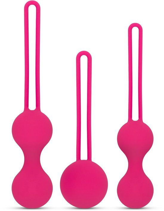 EasyToys Verzwaarde Kegelbal Set - Roze
