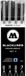 Molotow Blackliner - Set 3 - Set van 4 stuks - Zwart