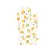 Gant de cuisine, coton bio, citrons 32 x 14 cm