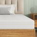 Pangivo Matelas Mousse Confort Orthopédique 120x200 cm Cœur Profilé Housse Respirante Blanc