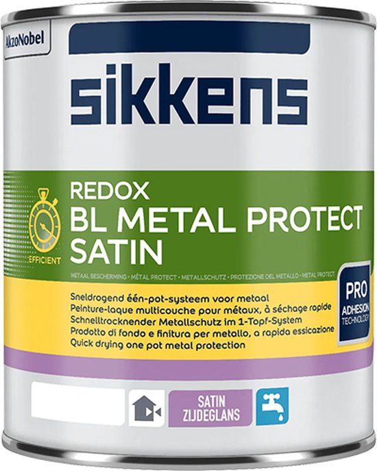 Sikkens Redox BL Metal Protect Satin - Op Kleur Gemengd - 1L
