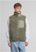 Urban Classics Sherpa Mouwloos jacket L Groen