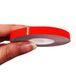 4R Quattroerre.it 10489 Trim Stripes plakstrips voor auto's, fluorescerend rood, 7 mm x 10 MT